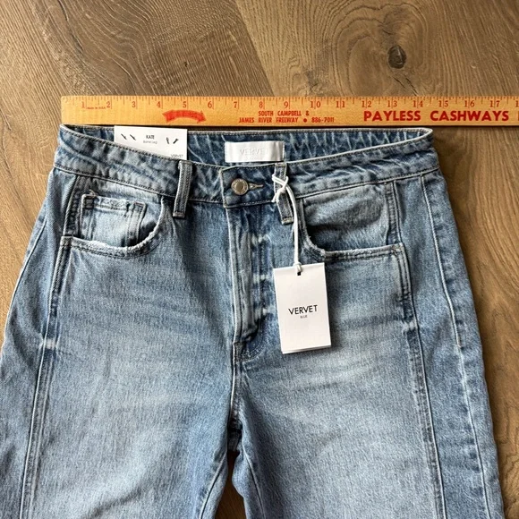 Vervet Blue Women's Kate Barrel Fit Jeans - Light Blue - Picture 14 of 16